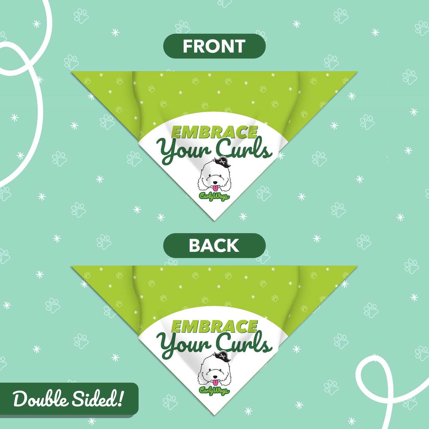 CurlyWags Signature Bandana