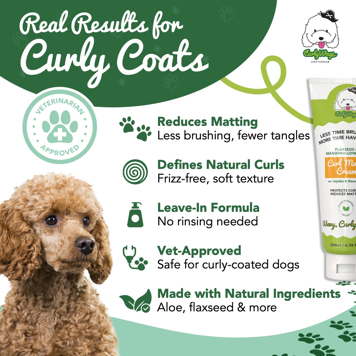 Curl Magic Cream for Goldendoodles – Best | CurlyWags