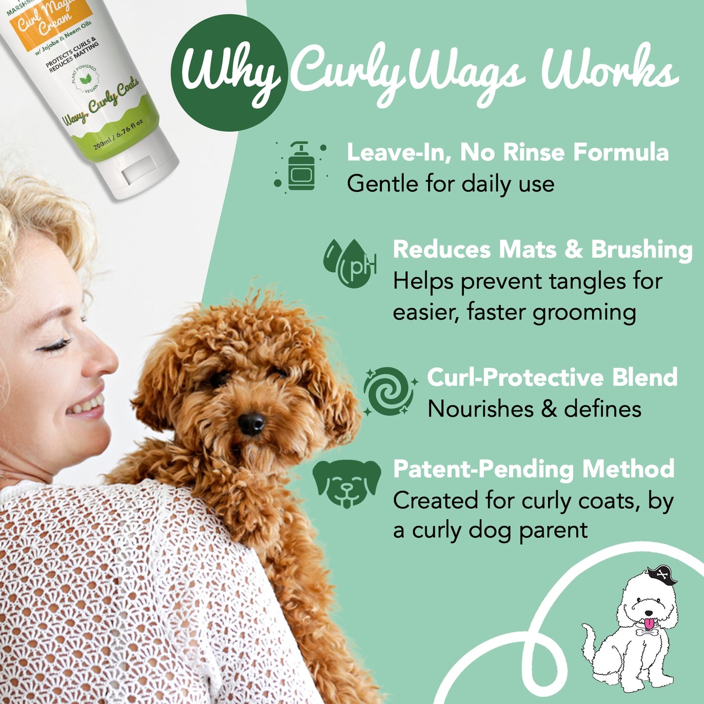 Curl Magic Cream for Goldendoodles – Best | CurlyWags
