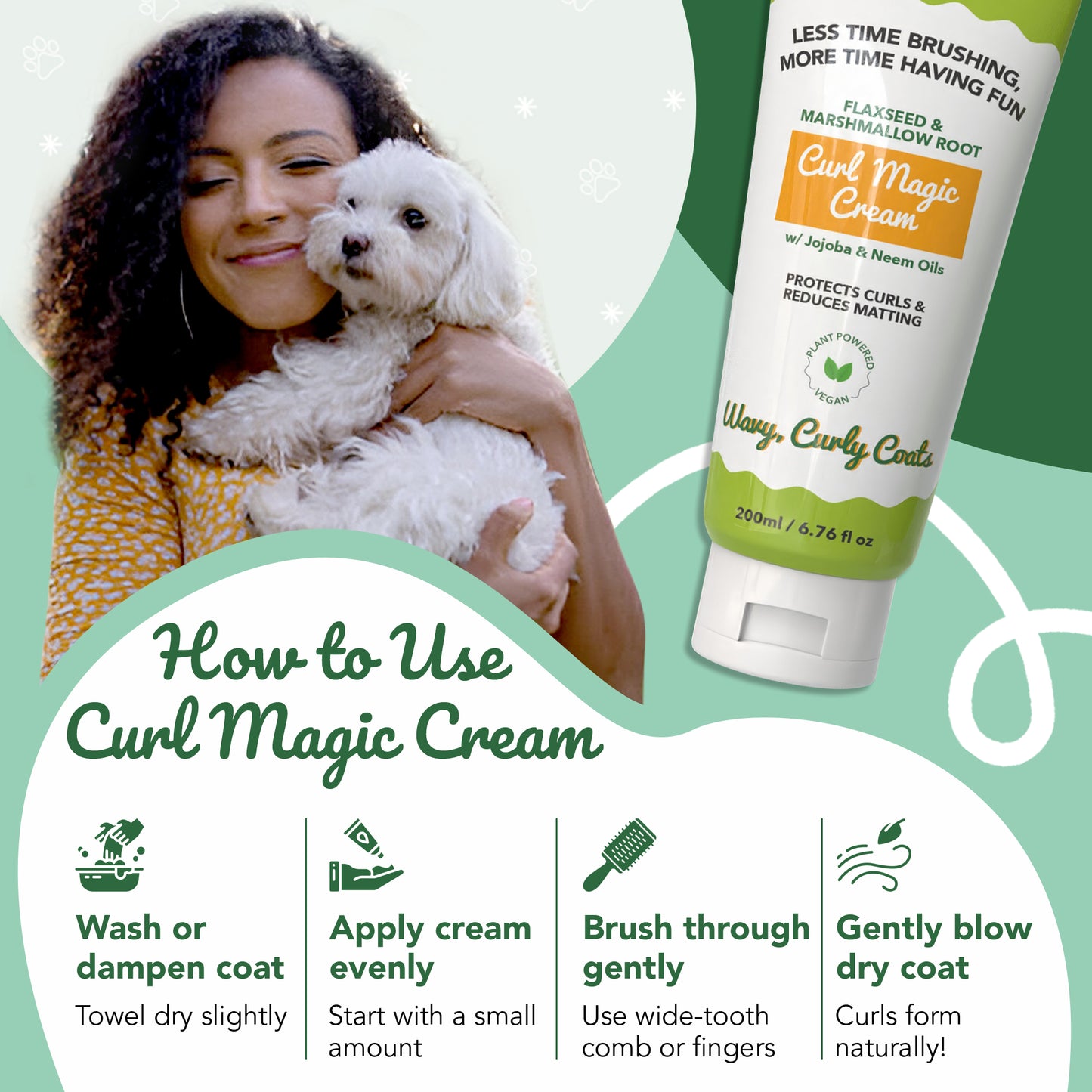 Curl Magic Cream for Goldendoodles – Best | CurlyWags
