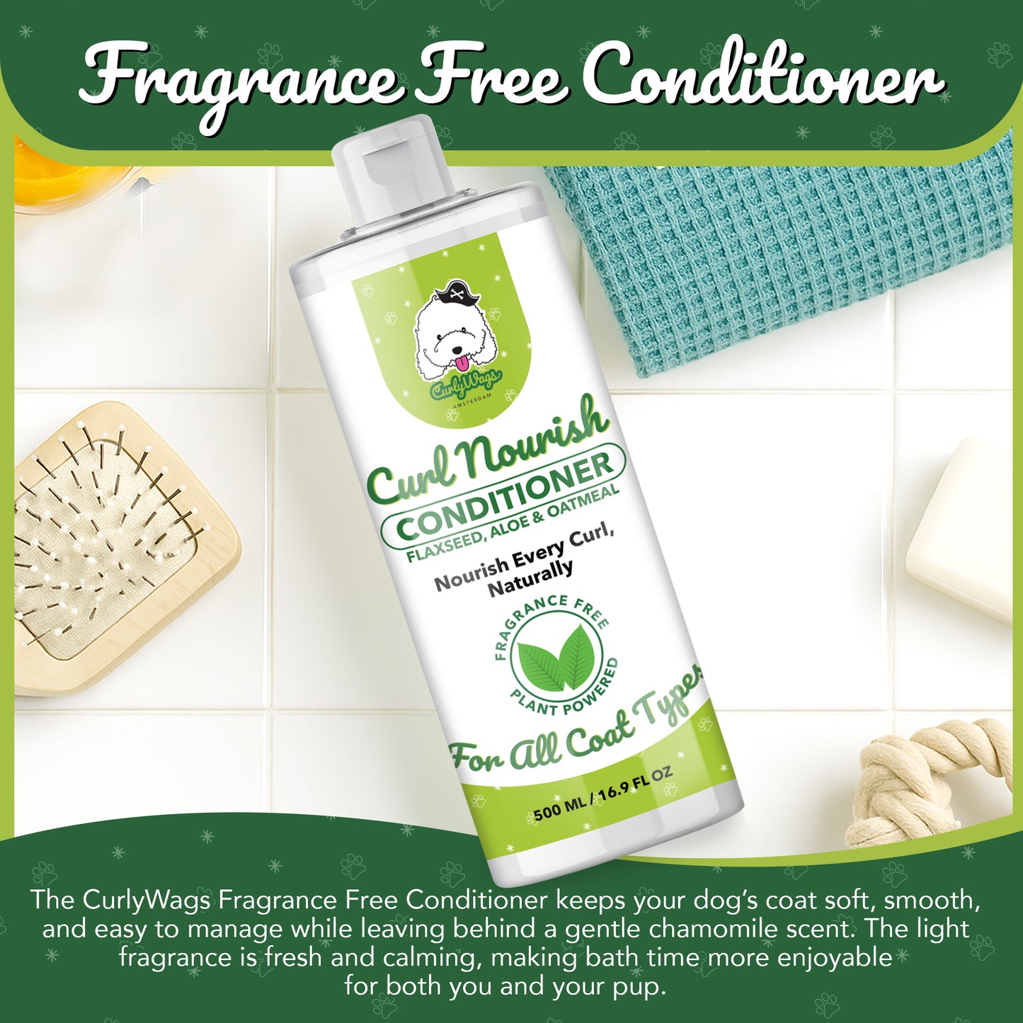 Fragrance Free Curl Nourish Conditioner