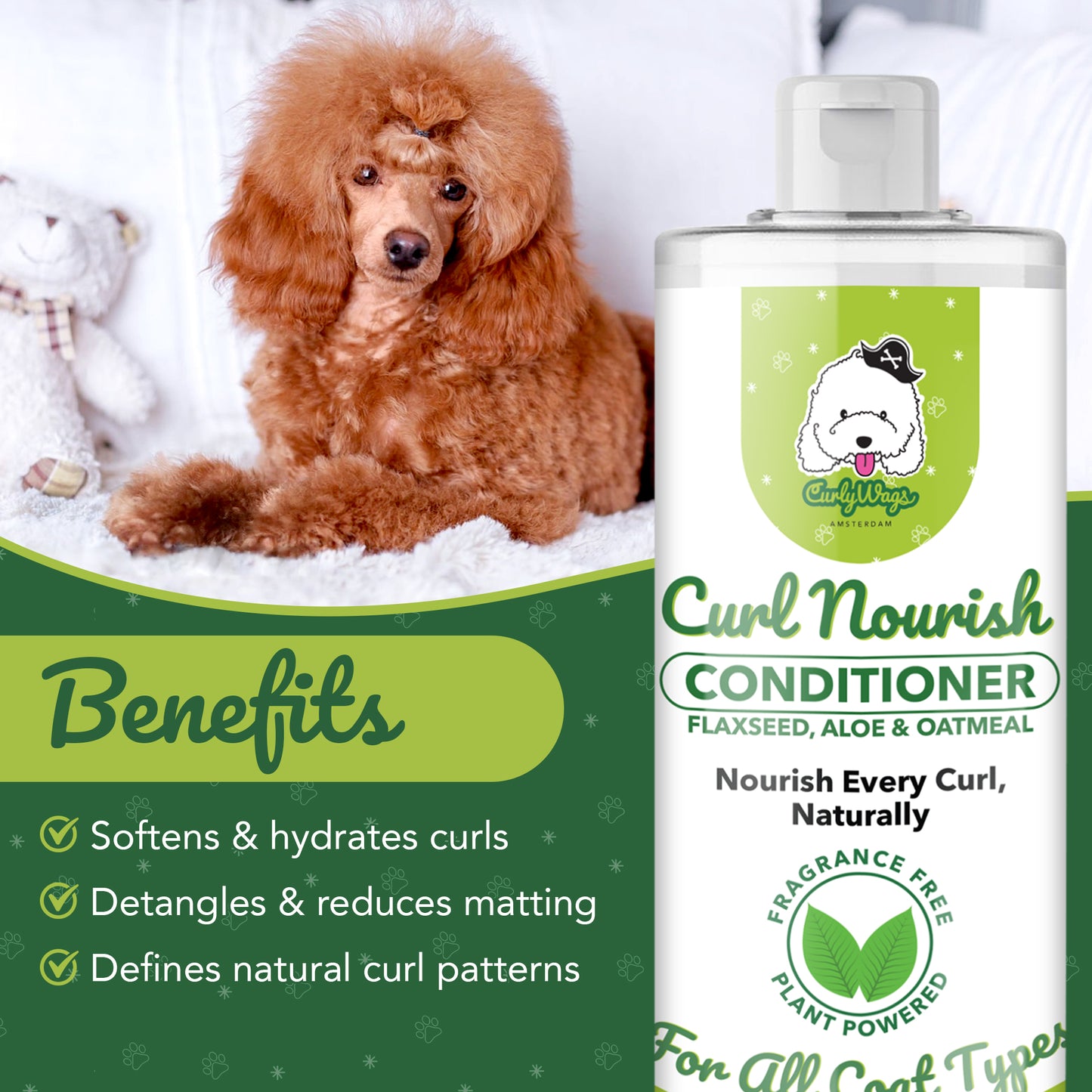 Fragrance Free Curl Nourish Conditioner