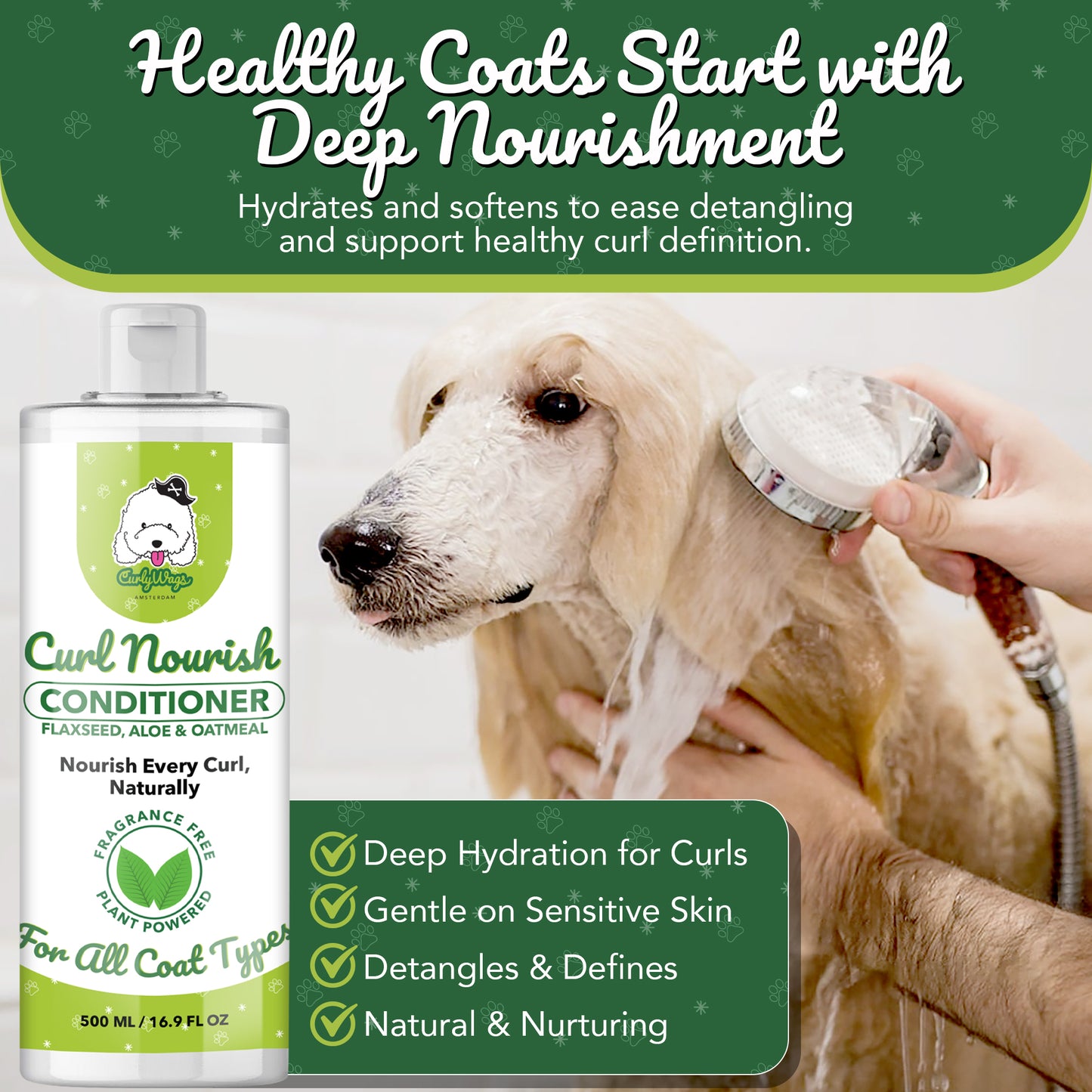 Fragrance Free Curl Nourish Conditioner