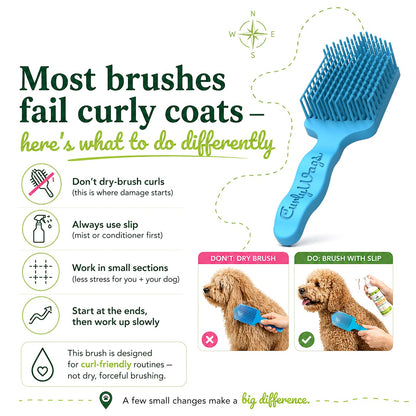 Curly Coat Detangling Brush (and Bundles)