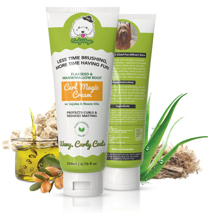 Curl Magic Cream for Goldendoodles – Best  | CurlyWags