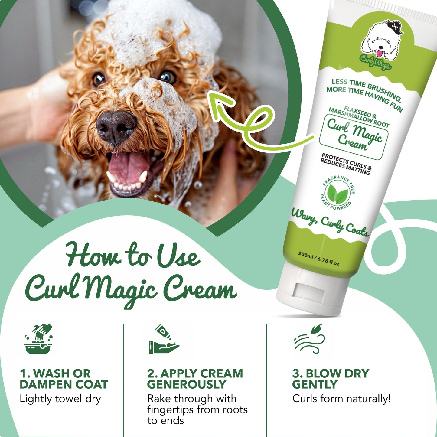 Fragrance Free Curl Magic Cream