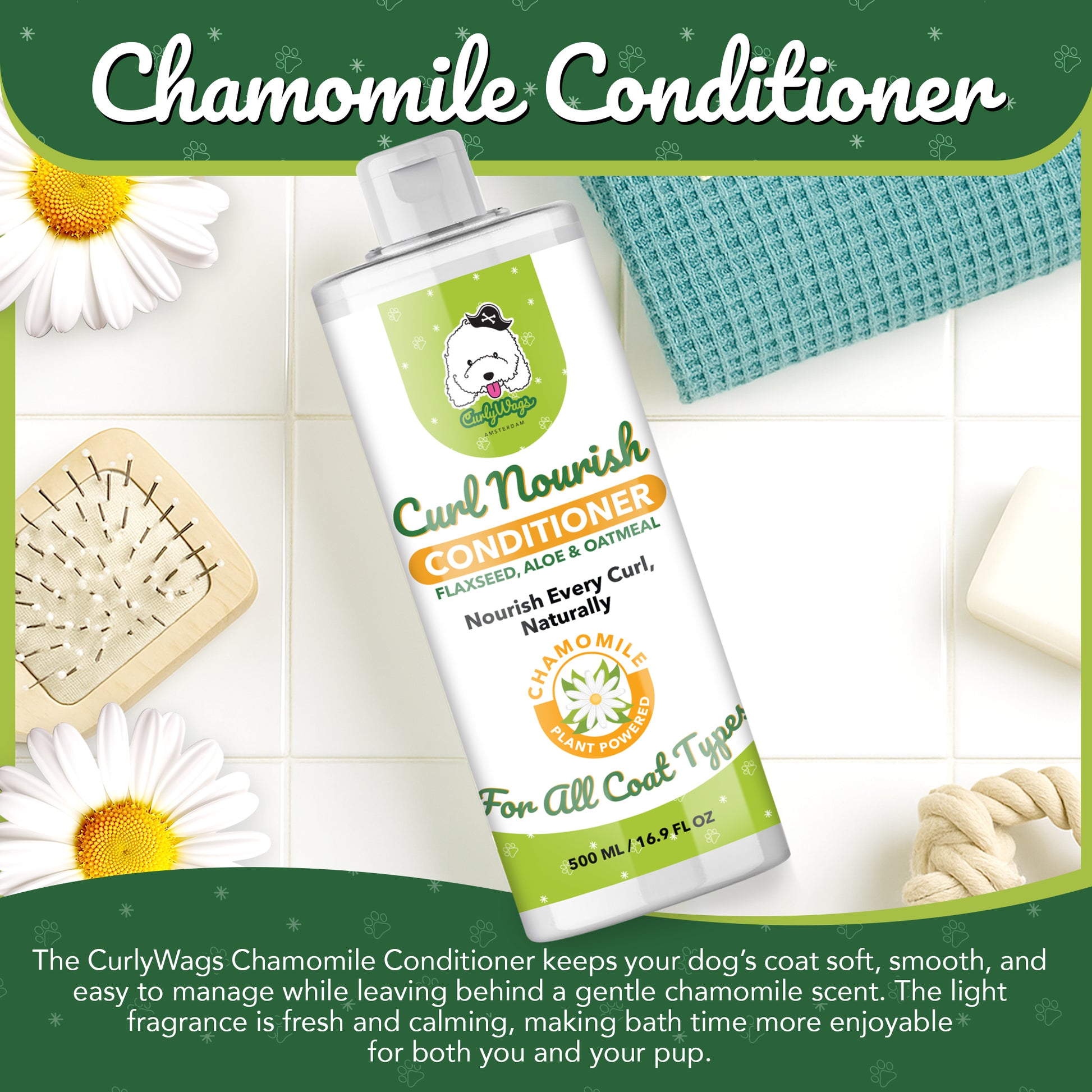Chamomile Conditioner for Goldendoodles – Best  | CurlyWags