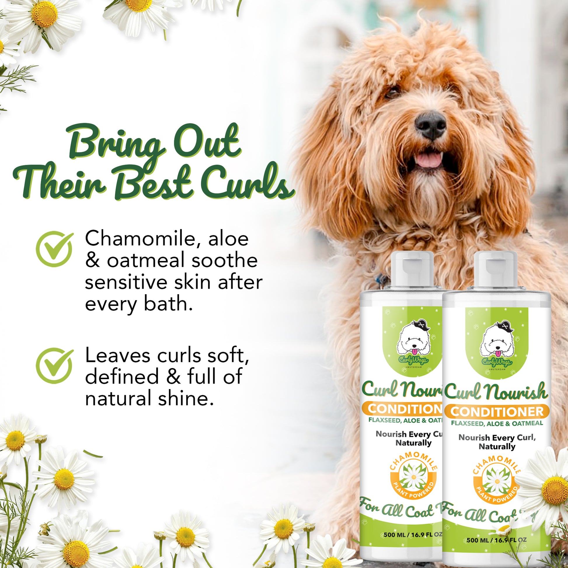 Chamomile Conditioner for Goldendoodles – Best  | CurlyWags