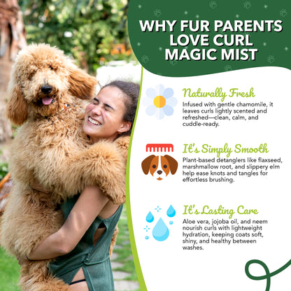 Chamomile Scent Curl Refresher/Detangling Spray for Goldendoodles – Best  | CurlyWags