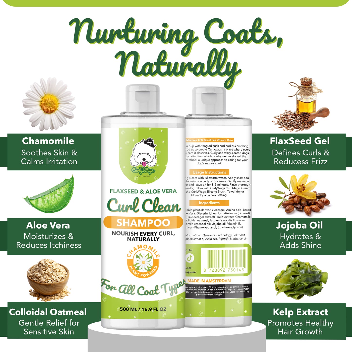 Chamomile Shampoo for Goldendoodles – Best  | CurlyWags